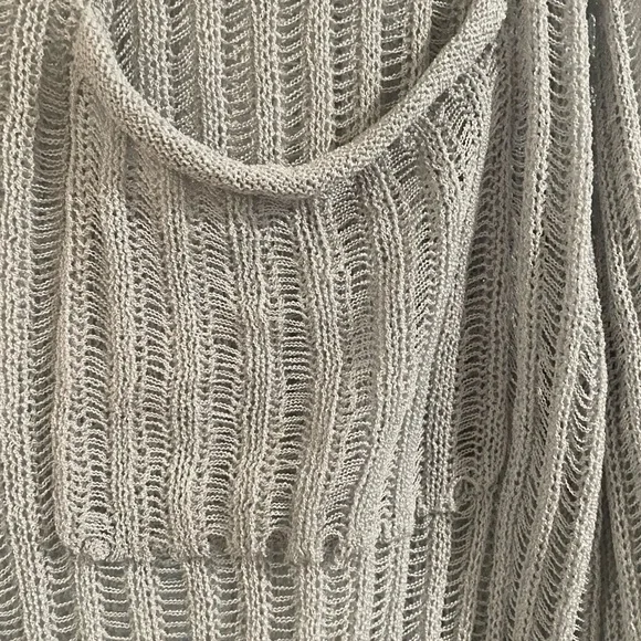 miss love sweater. Knit. Long sleeve. Large. NWT. Dusty blue. - Picture 4 of 7